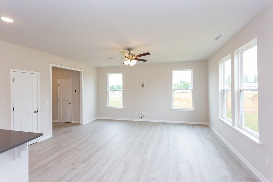 Representative unfurnished interior of a home built from the The Sycamore by Chesapeake Homes in Traditions at Carolina Forest, Myrtle Beach (Image 12).