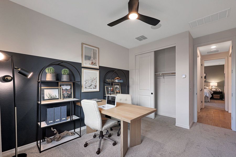 Representative furnished interior of a home built from the Ginger by Mattamy Homes in Empire Pointe, Queen Creek (Image 13). Representative furnished interior of a home built from the Ginger by Mattamy Homes in Empire Pointe, Queen Creek (Image 13).