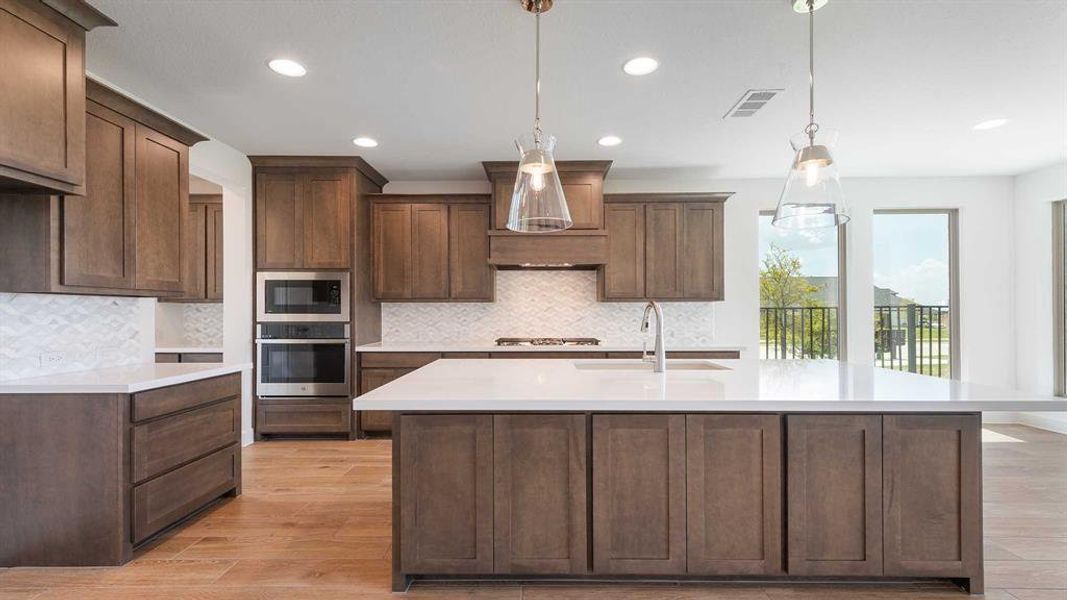 Furnished interior view inside a new home in North Sky 55', Celina (Image 5). Furnished interior view inside a new home in North Sky 55', Celina (Image 5).