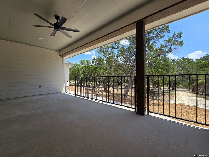Exterior details and patio area of a home in , Canyon Lake (Image 4).