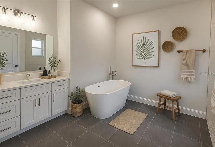 Furnished interior view inside a new home in , Ocala (Image 2).