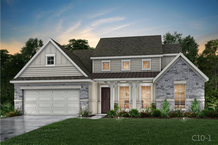 Image 7 representing the Hartford by John Houston Homes in Bull Hide Estates, Hewitt, TX.