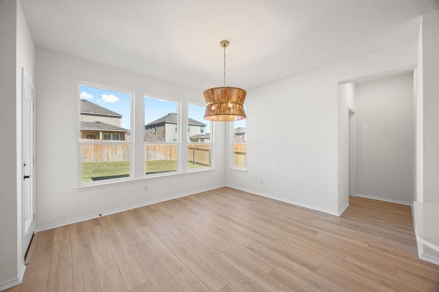 Spacious, unfurnished interior of a new home in Salerno - Classic Collection, Round Rock (Image 7).