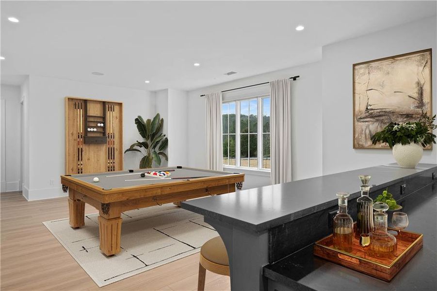 Furnished interior view inside a new home in , Milton (Image 18).