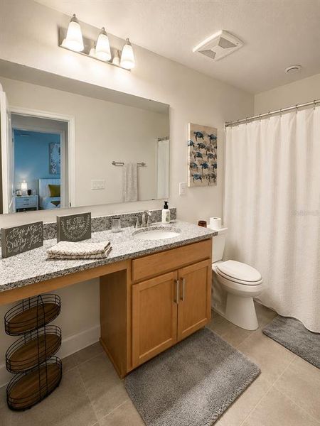 Furnished interior view inside a new home in , Clermont (Image 11).