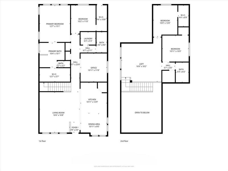 2D floor plan layout of this home in Meadow Run, Melissa, TX (Image 3).