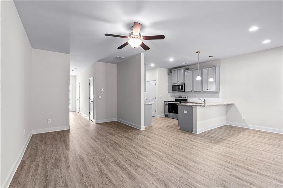 Furnished interior view inside a new home in , Covington (Image 10).