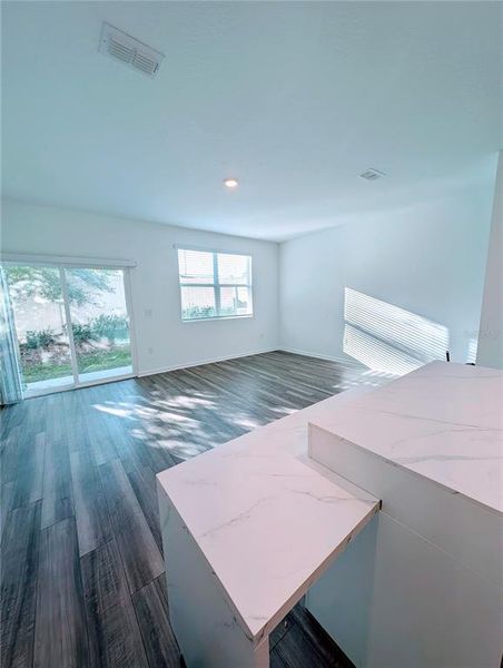 Furnished interior view inside a new home in Tyson Townhomes, Zephyrhills (Image 12). Furnished interior view inside a new home in Tyson Townhomes, Zephyrhills (Image 12).