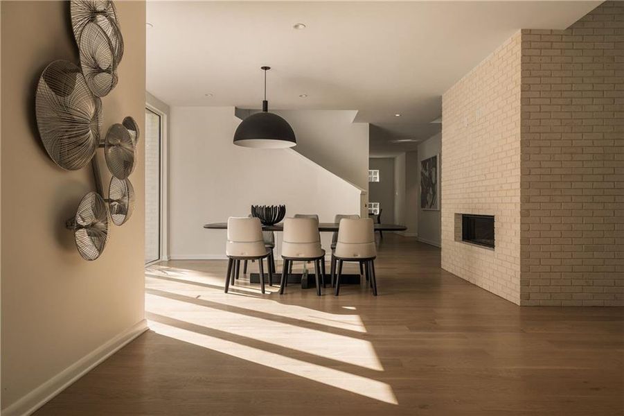 Furnished interior view inside a new home in , Atlanta (Image 66).