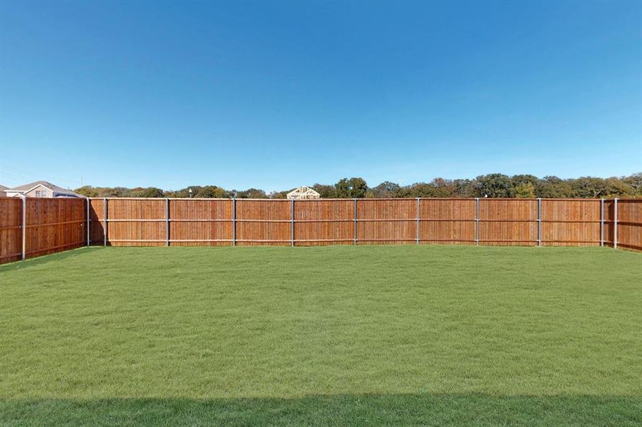 Exterior details and patio area of a home in Kings Way, Denton (Image 4).