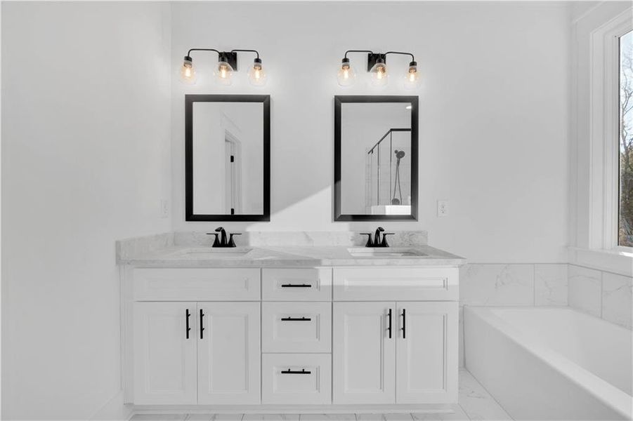 Furnished interior view inside a new home in , McDonough (Image 16).