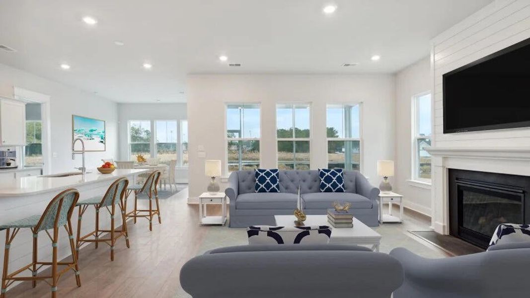 Furnished interior view inside a new home in Carnes Crossroads, Summerville (Image 4).
