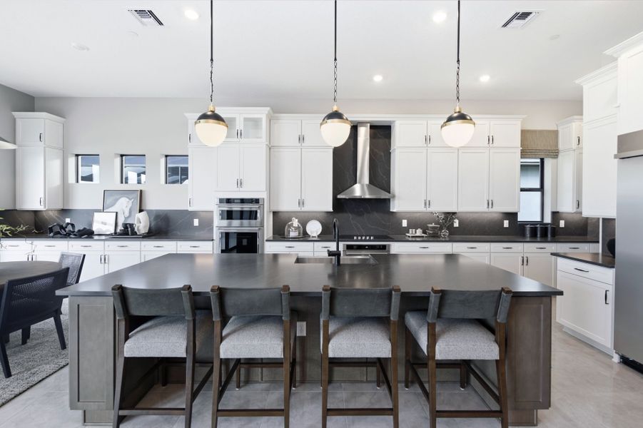Representative furnished interior of a home built from the Livingston II by Pulte Homes in Marigold, Davie (Image 32).