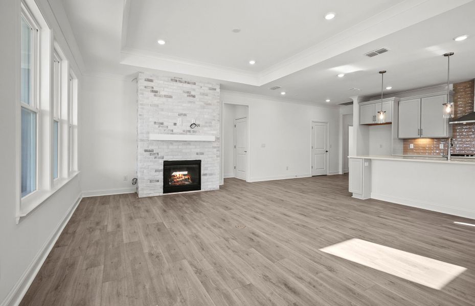 Spacious, unfurnished interior of a new home in Carolina Riverside, Belmont (Image 33).