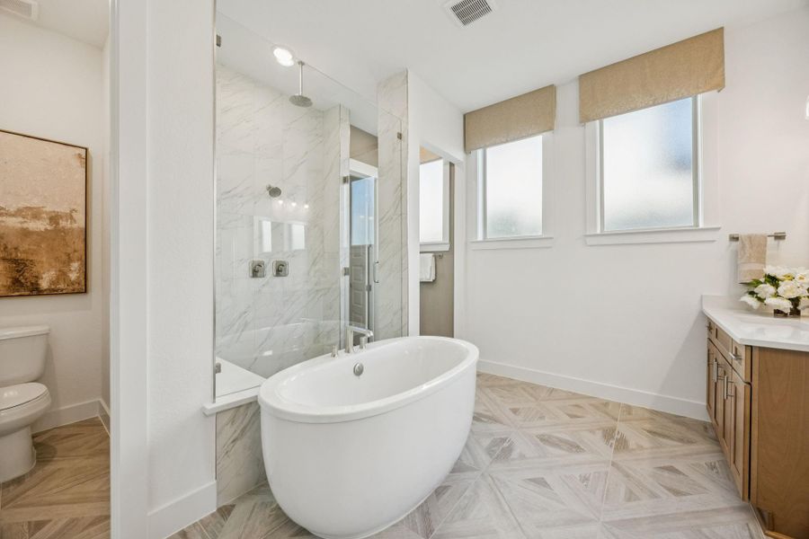Furnished interior view inside a new home in Ryehill, Sugar Land (Image 26).