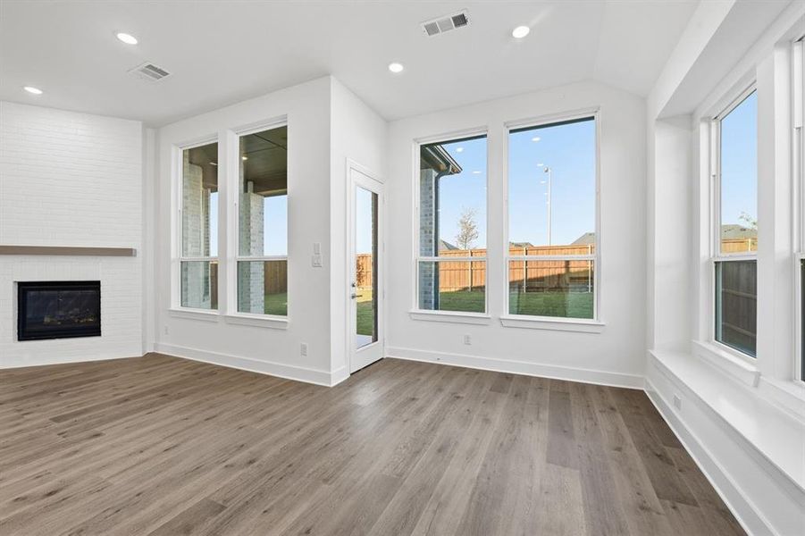 Spacious, unfurnished interior of a new home in Wildflower Ranch: 50ft. lots, Dish (Image 15). Spacious, unfurnished interior of a new home in Wildflower Ranch: 50ft. lots, Dish (Image 15).