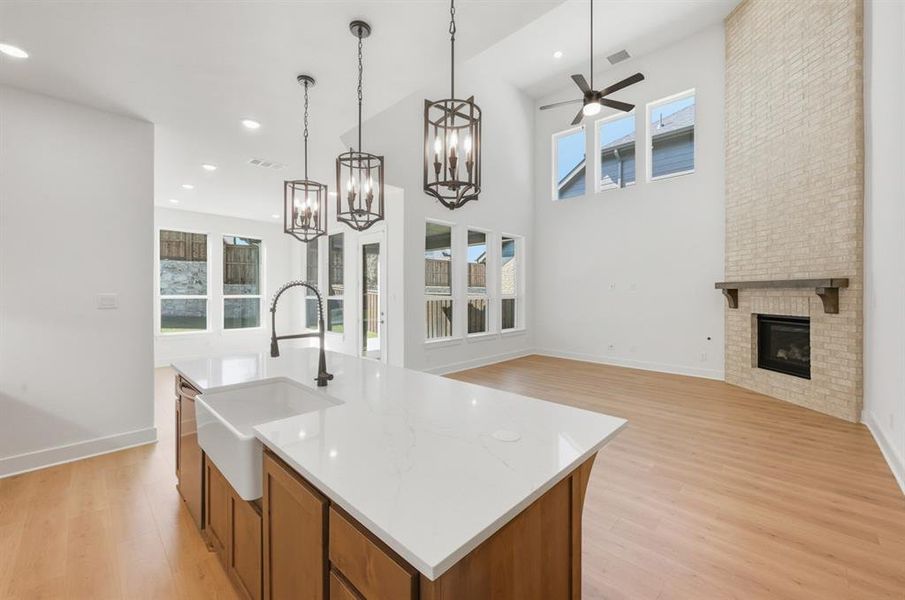 Furnished interior view inside a new home in Walsh: Artisan Series - 50' lots, Aledo (Image 11).