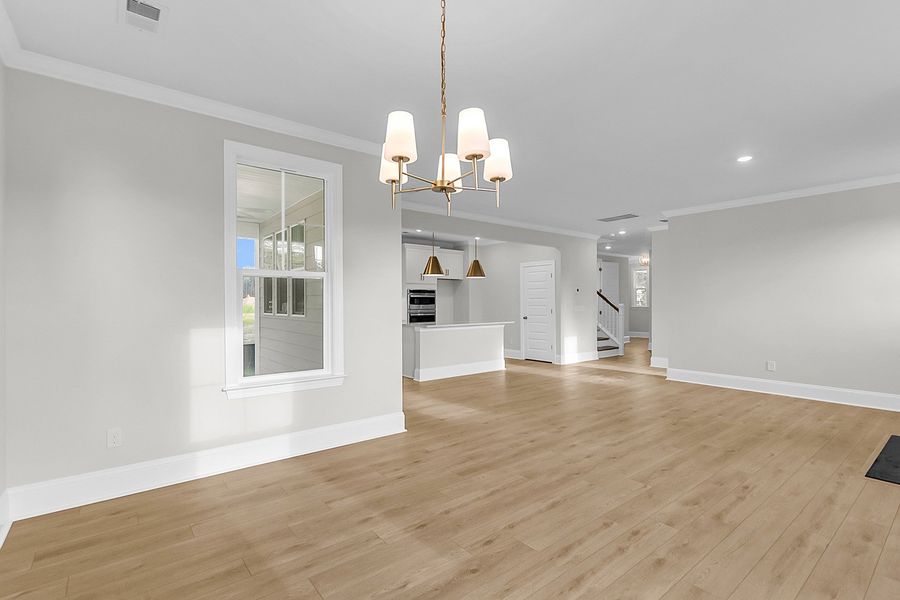 Spacious, unfurnished interior of a new home in Pineland Preserve, Summerville (Image 27).