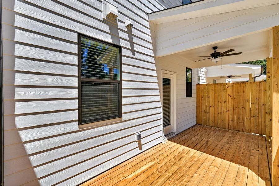 Exterior details and patio area of a home in Alder Creek, Cumming (Image 2). Exterior details and patio area of a home in Alder Creek, Cumming (Image 2).