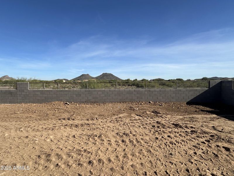 5 - Backyard with Mountain Views