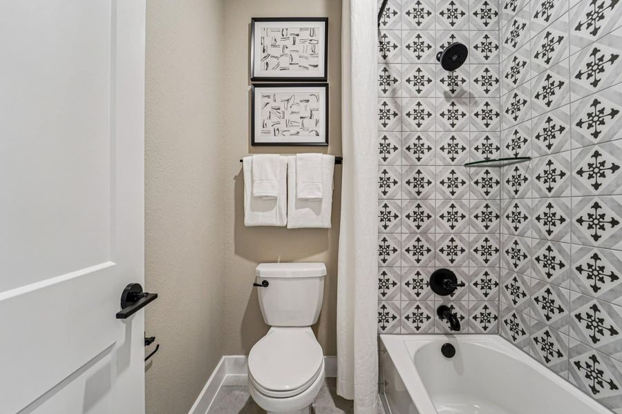 Furnished interior view inside a new home in Briarley, Montgomery (Image 44).