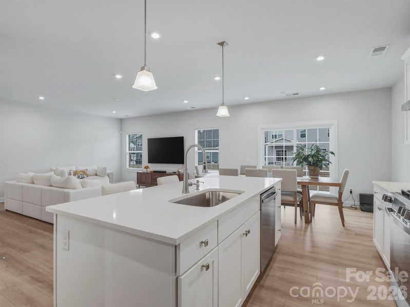 Furnished interior view inside a new home in , Monroe (Image 13).