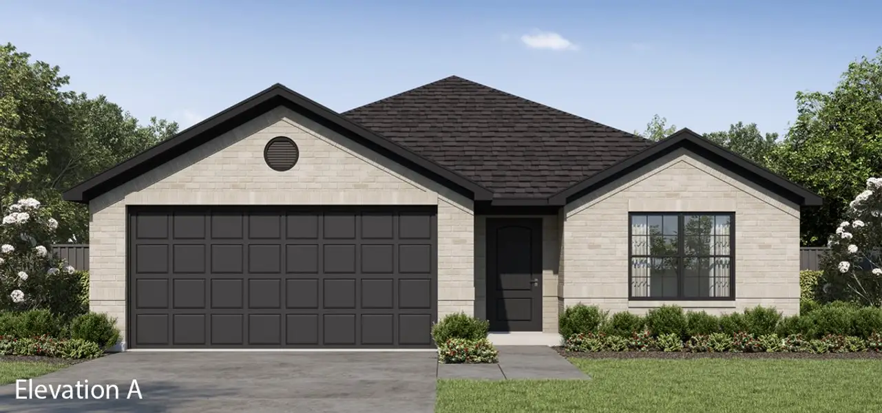 Representative exterior photo of a completed home built from the Cottonwood by Altura Homes in Mallard Point, Greenville, TX (Image 1). Representative exterior photo of a completed home built from the Cottonwood by Altura Homes in Mallard Point, Greenville, TX (Image 1).