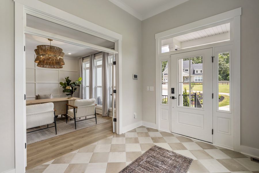Furnished interior view inside a new home in Silvers Crossing, Taylors (Image 4).