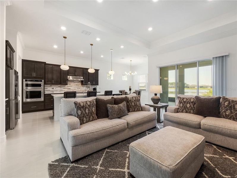 Furnished interior view inside a new home in , Ocala (Image 40).