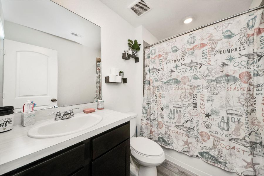 Furnished interior view inside a new home in , Houston (Image 8).