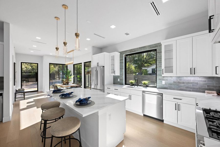 Furnished interior view inside a new home in , Austin (Image 35). Furnished interior view inside a new home in , Austin (Image 35).