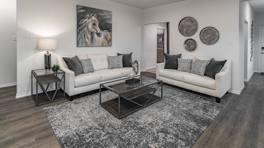 Furnished interior view inside a new home in Wildcat Ranch, Crandall (Image 20).