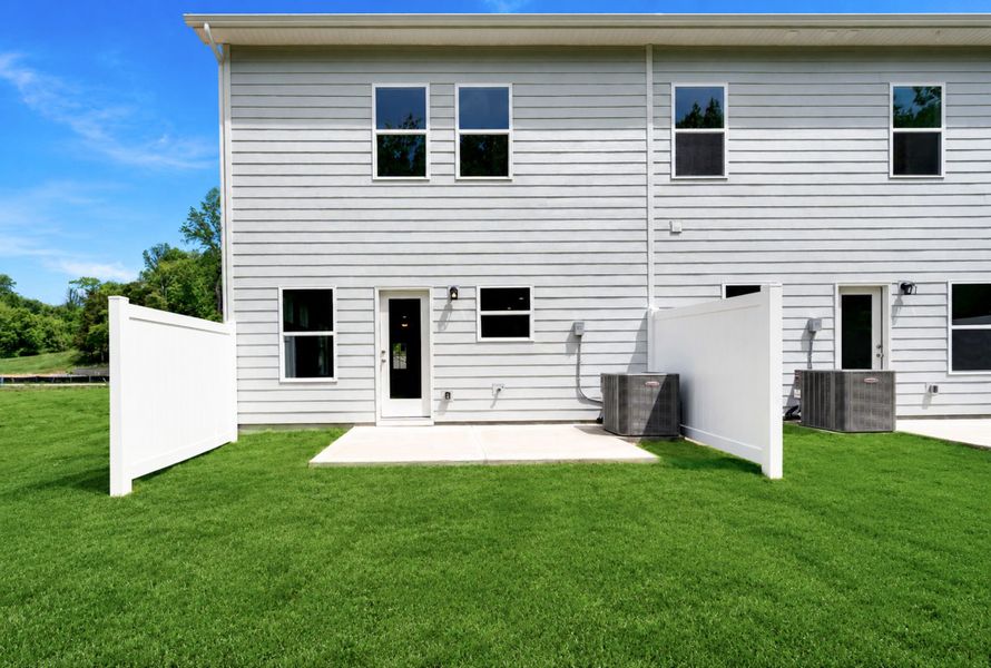 Exterior details and patio area of a home in Ironhorse, Dickson (Image 2). Exterior details and patio area of a home in Ironhorse, Dickson (Image 2).