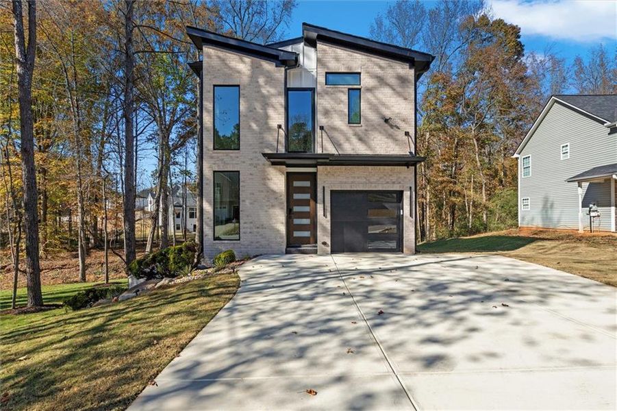 Front exterior of a new home in , Villa Rica, GA, highlighting curb appeal (Image 30).