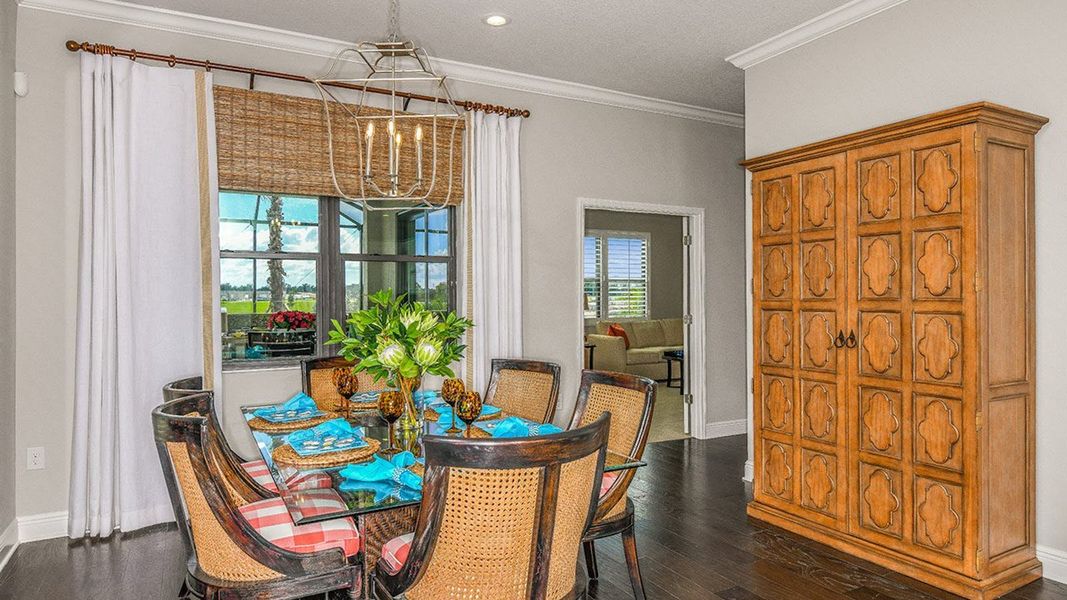 Furnished interior view inside a new home in Canoe Creek Real Estate and Homes for Sale in Parrish, FL - Neal Communities, Parrish (Image 8). Furnished interior view inside a new home in Canoe Creek Real Estate and Homes for Sale in Parrish, FL - Neal Communities, Parrish (Image 8).