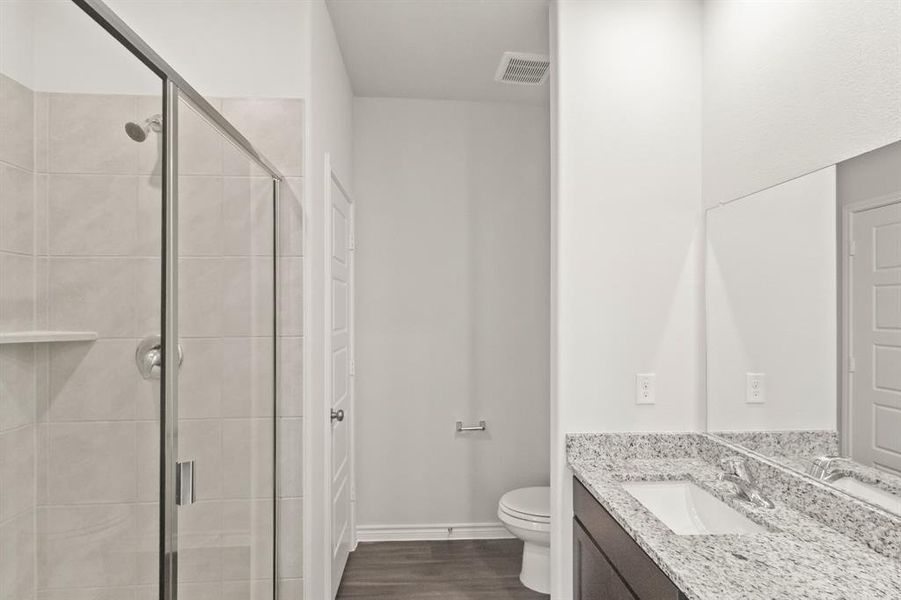 Furnished interior view inside a new home in Retreat at Fossil Creek, Fort Worth (Image 7). Furnished interior view inside a new home in Retreat at Fossil Creek, Fort Worth (Image 7).