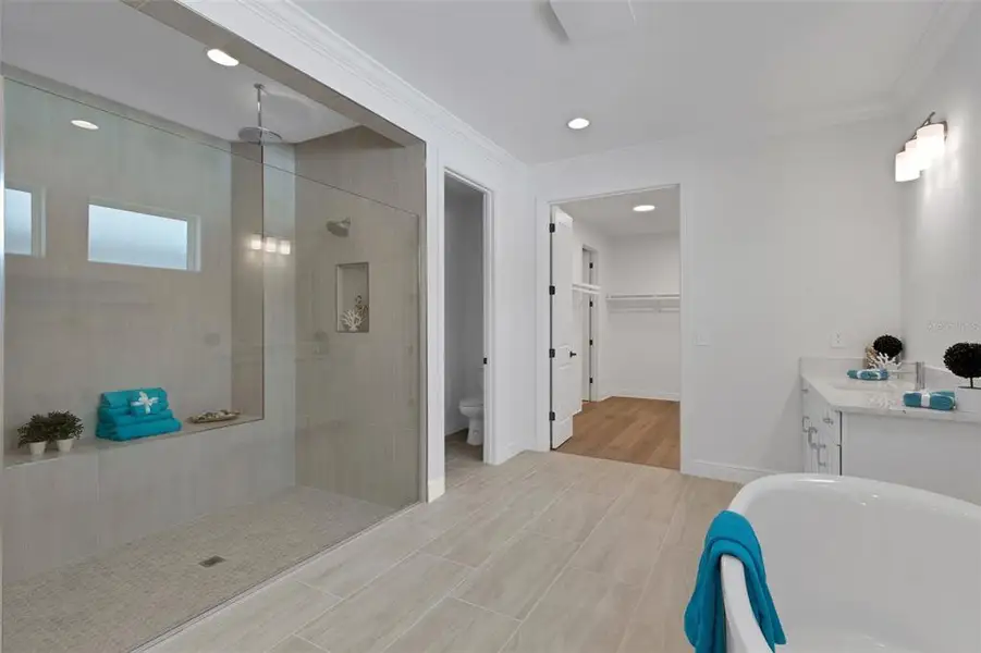 Furnished interior view inside a new home in Cassata Lakes, Nokomis (Image 32).