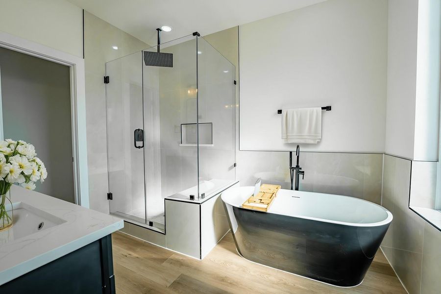 Furnished interior view inside a new home in , Houston (Image 7).