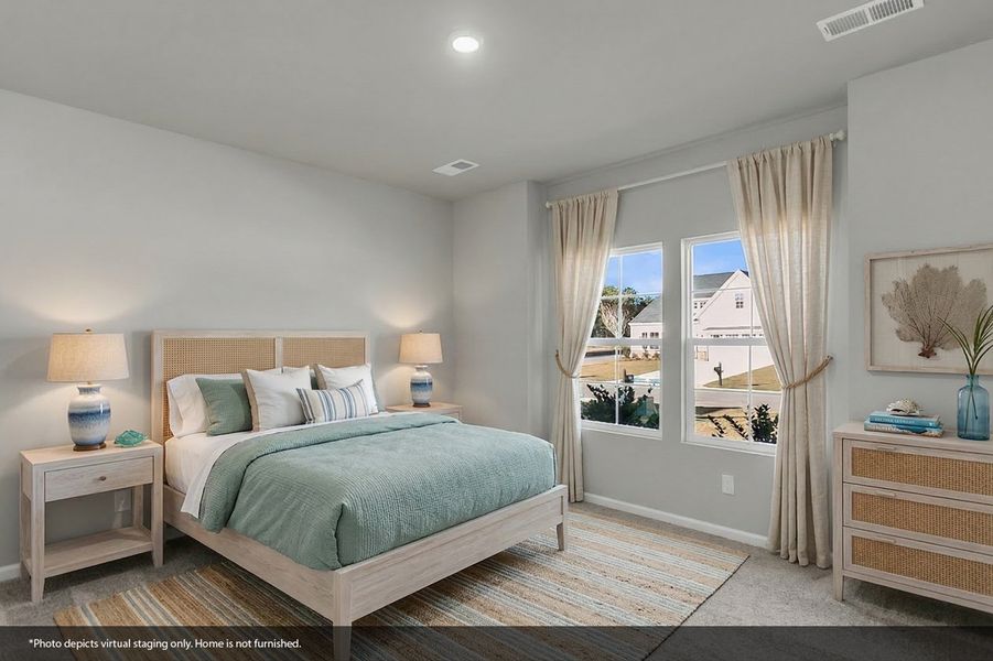 Furnished interior view inside a new home in Fairway Woods at Wyboo, Manning (Image 19).