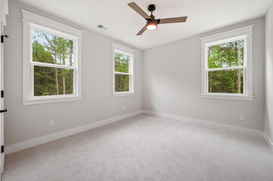 Spacious, unfurnished interior of a new home in Ferryboat Landing, Charleston (Image 24). Spacious, unfurnished interior of a new home in Ferryboat Landing, Charleston (Image 24).