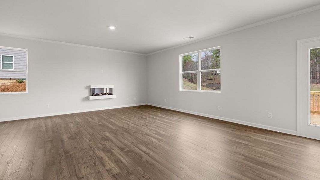 Spacious, unfurnished interior of a new home in Sheffield Highlands, Dallas (Image 28).