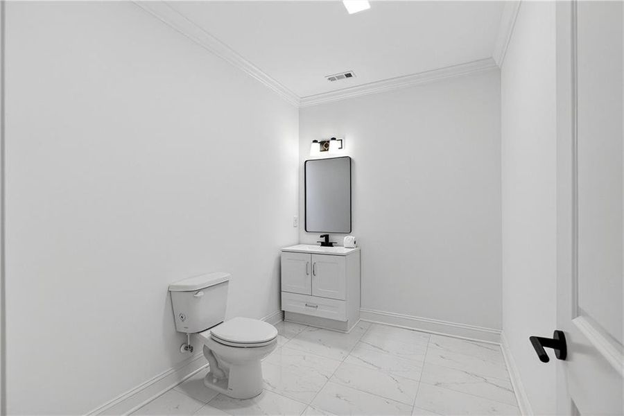 Furnished interior view inside a new home in , Marietta (Image 69).