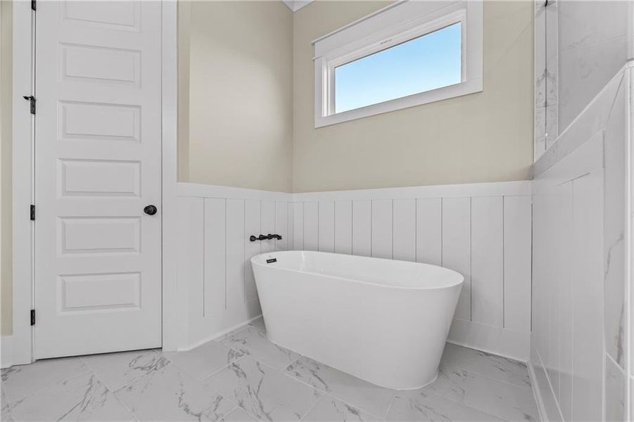 Furnished interior view inside a new home in , Monroe (Image 44).