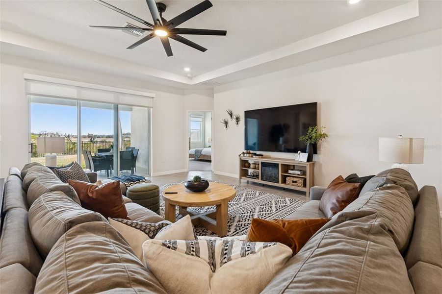 Furnished interior view inside a new home in , Wesley Chapel (Image 35).