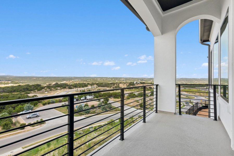 Covered Balcony View