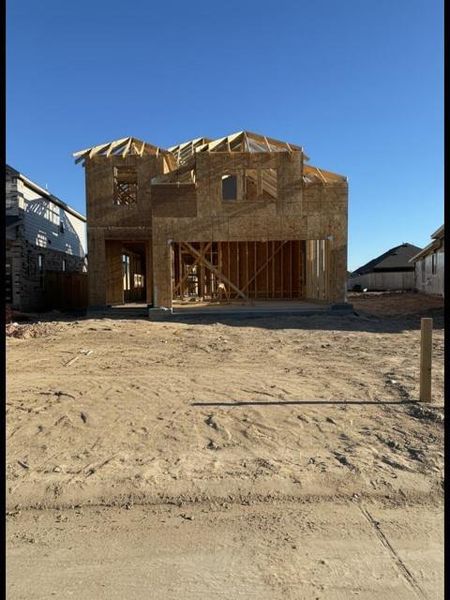 In-progress construction of a new home in Bridgeland, Cypress, TX (Image 6).