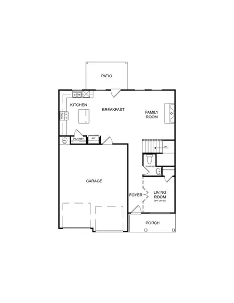 2D floor plan layout of this home in The Hills at Cedar Creek, Winder, GA (Image 4). 2D floor plan layout of this home in The Hills at Cedar Creek, Winder, GA (Image 4).