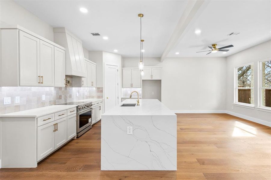 Furnished interior view inside a new home in , North Richland Hills (Image 5).