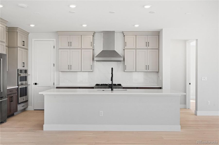 Furnished interior view inside a new home in Gallery at The Canyons, Castle Pines (Image 29).