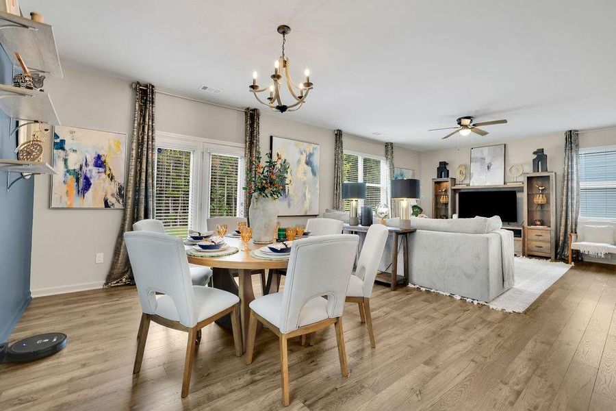 Furnished interior view inside a new home in , Dawsonville (Image 23).